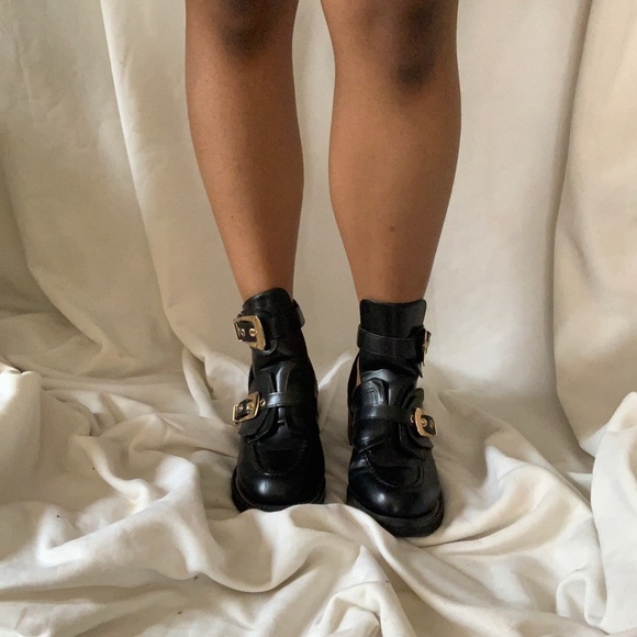 SHEIN | Shoes | Shein Balenciaga Dupe Cut Out Ankle Boots | Poshmark